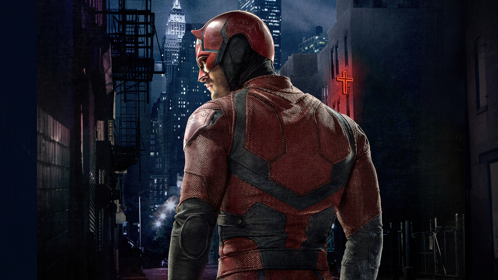 Charlie Cox as Matt Murdock/Daredevil in key art for Netflix's Daredevil Season 2