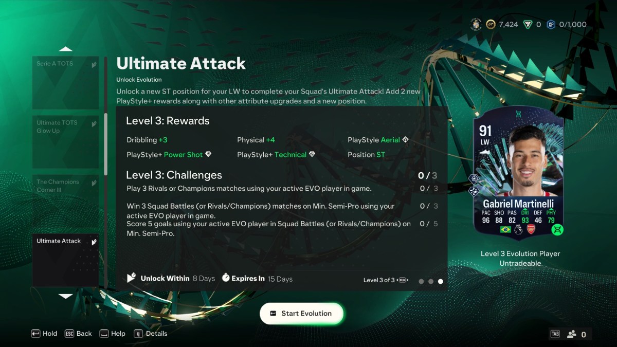 EA FC 24 Ultimate Attack Evolution