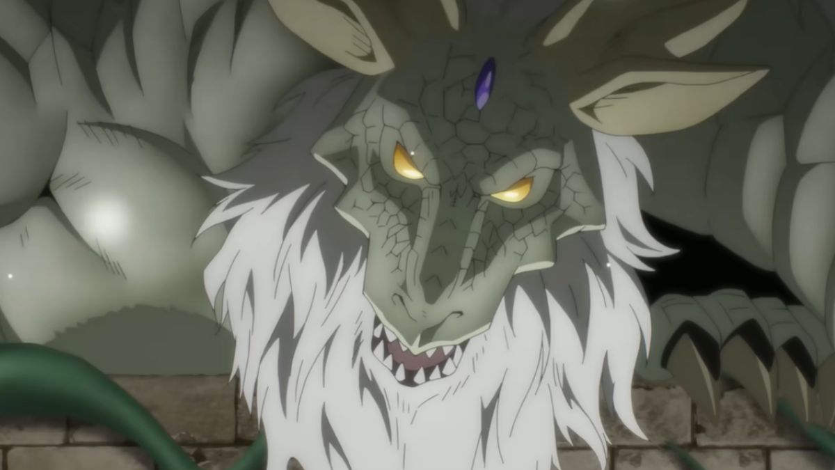 Image of a dragon god spirit from Fairy Tail 100 Years Quest 