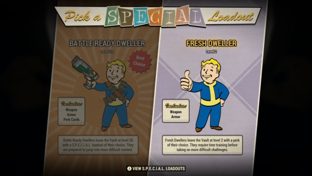 Fallout 76 Fresh Vault Dweller