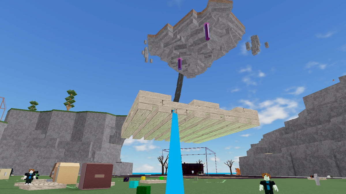 Fling Things and People gameplay screenshot.