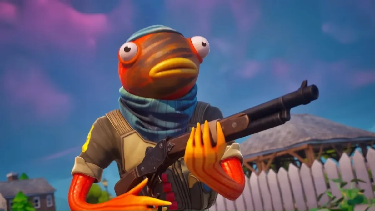 Fortnite Reload screenshot of Triggerfish holding a weapon