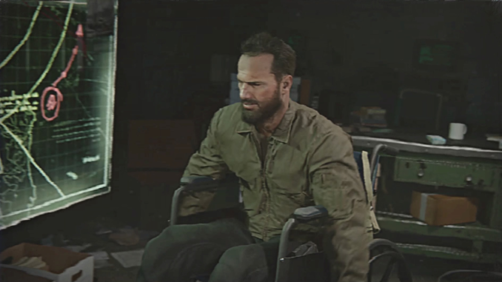 Frank Woods in a Wheelchair in a Black Ops 6 Teaser in Call Of Duty Warzone