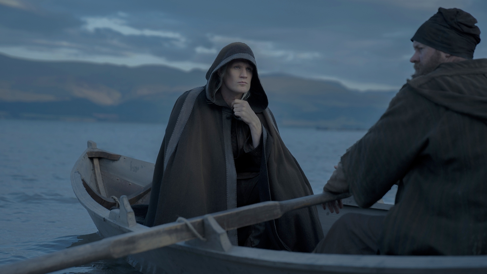 Daemon Targaryen in a row boat in House of the Dragon Season 1, Episode 2