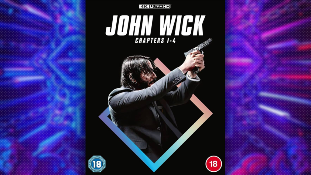 John Wick Chapters 1-4 UHD cover art