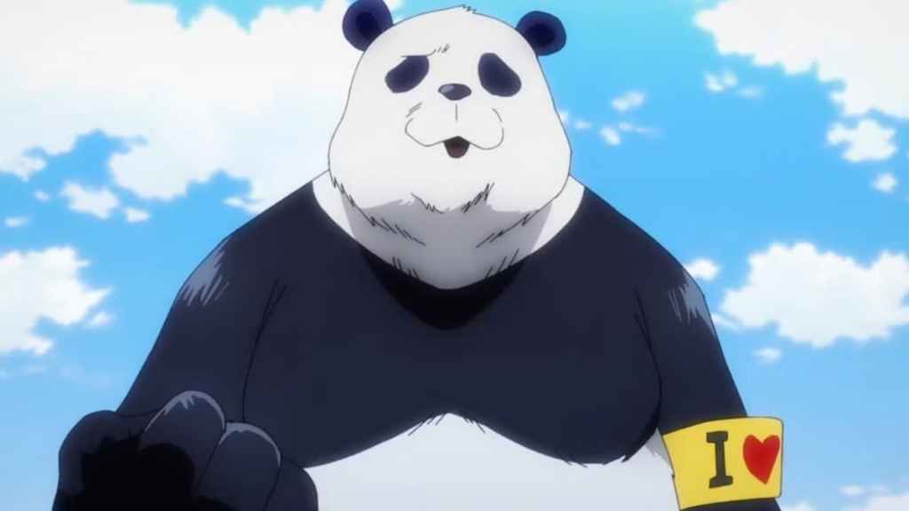 Panda in the Jujutsu Kaisen anime for an article about Jujutsu Kaisen characters ranked by popularity.
