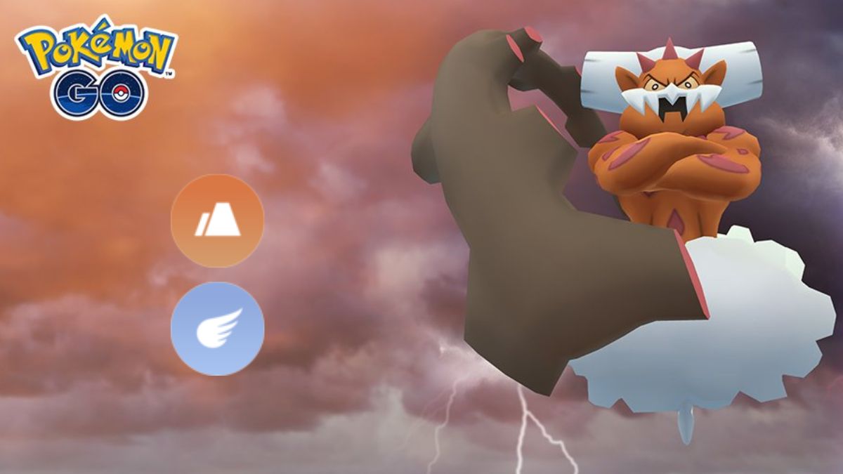 Image of the Landorus Incarnate Forme Raid Boss from Pokemon GO