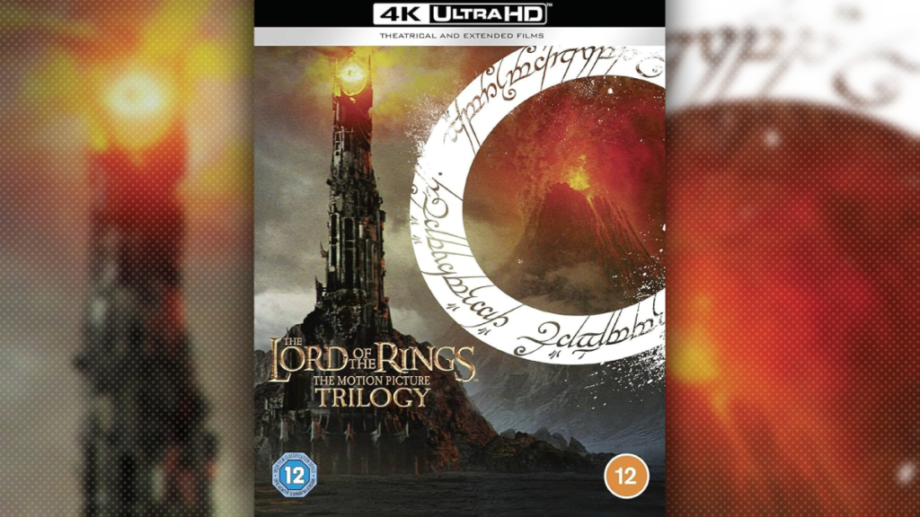 The Lord of the Rings trilogy UHD cover art