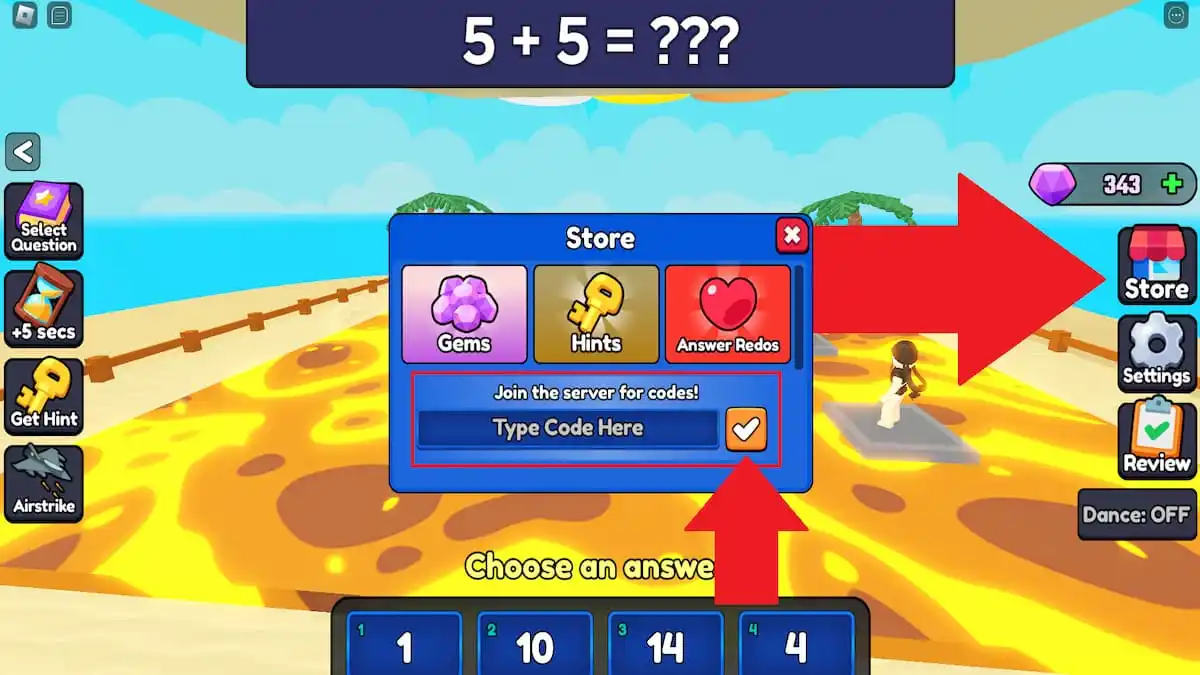 Math Tower Race How to Redeem Codes