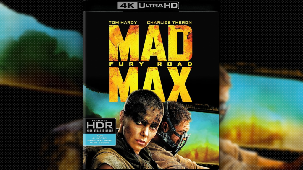 Mad Max: Fury Road UHD blu-ray cover art