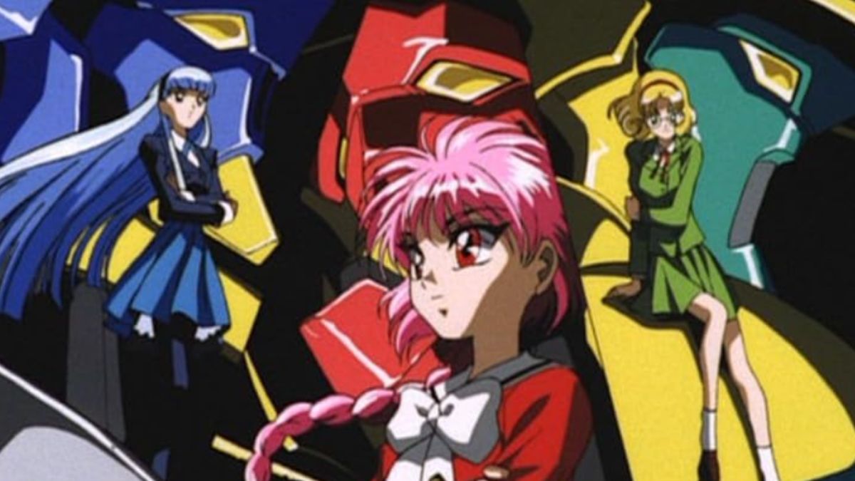 The three main characters of Magic Knight Rayearth