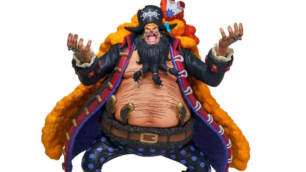 Statue of Blackbeard, one of the Four Emperors in One Piece