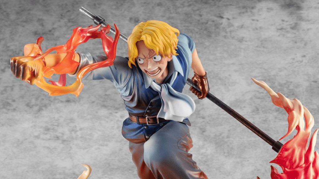 A statue of Sabo from One Piece