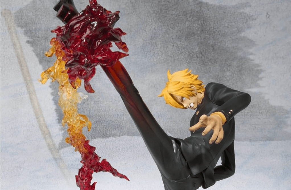 A statue of Sanji from One Piece