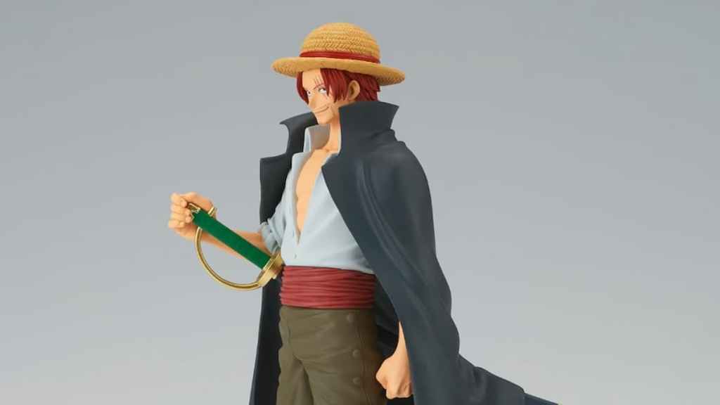 A statue of Shanks from One Piece