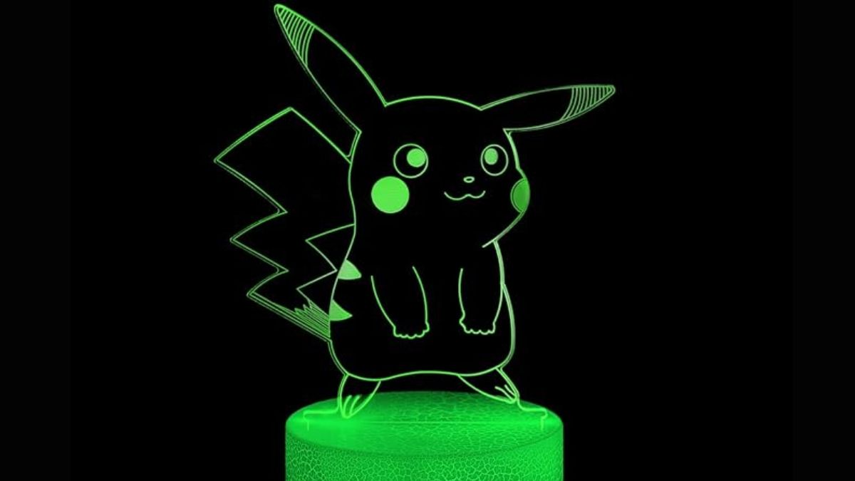 Pikachu 3D Illustion Light Pokemon Decoration