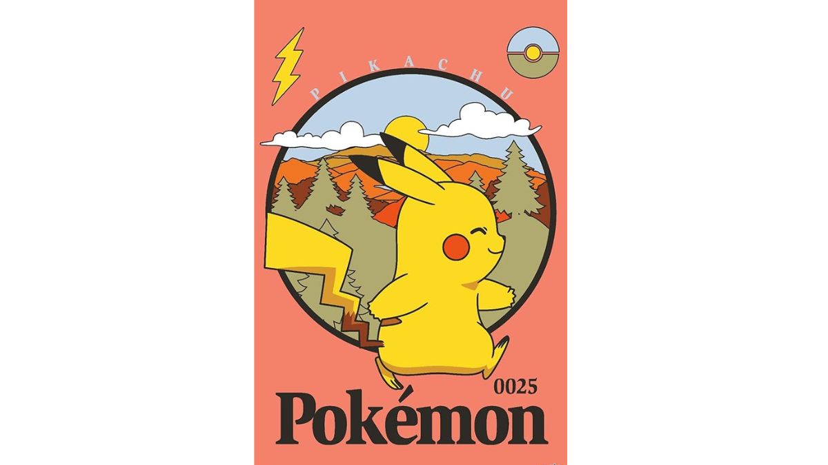 Pikachu Outdoor Hiking Poster