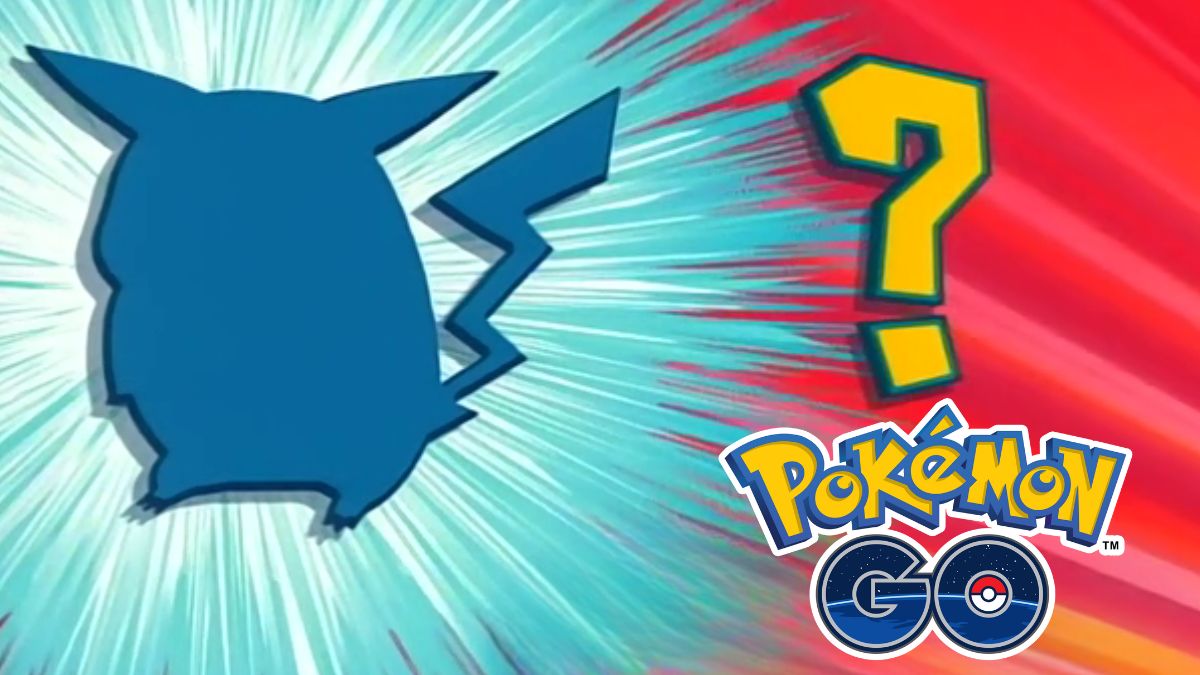 The Who's That Pokemon image with the Pokemon GO logo added in