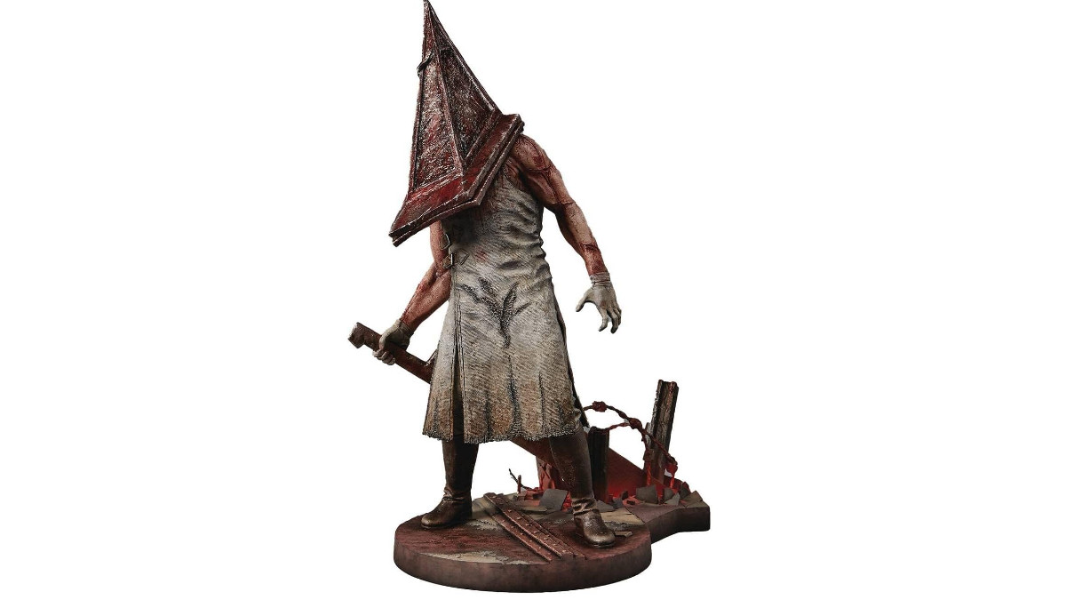 Pyramid head horror collectible.