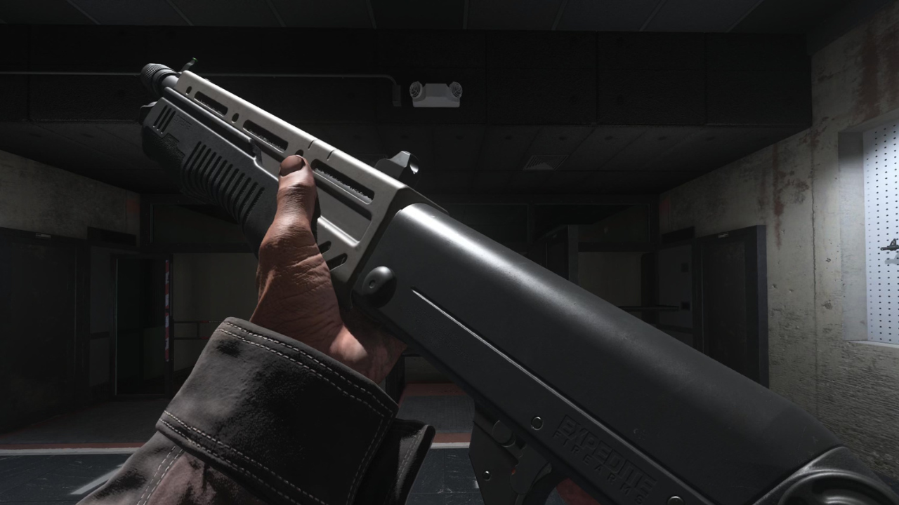 Reclaimer 18 Weapon Inspect in the Call Of Duty Modern Warfare 3 Firing Range