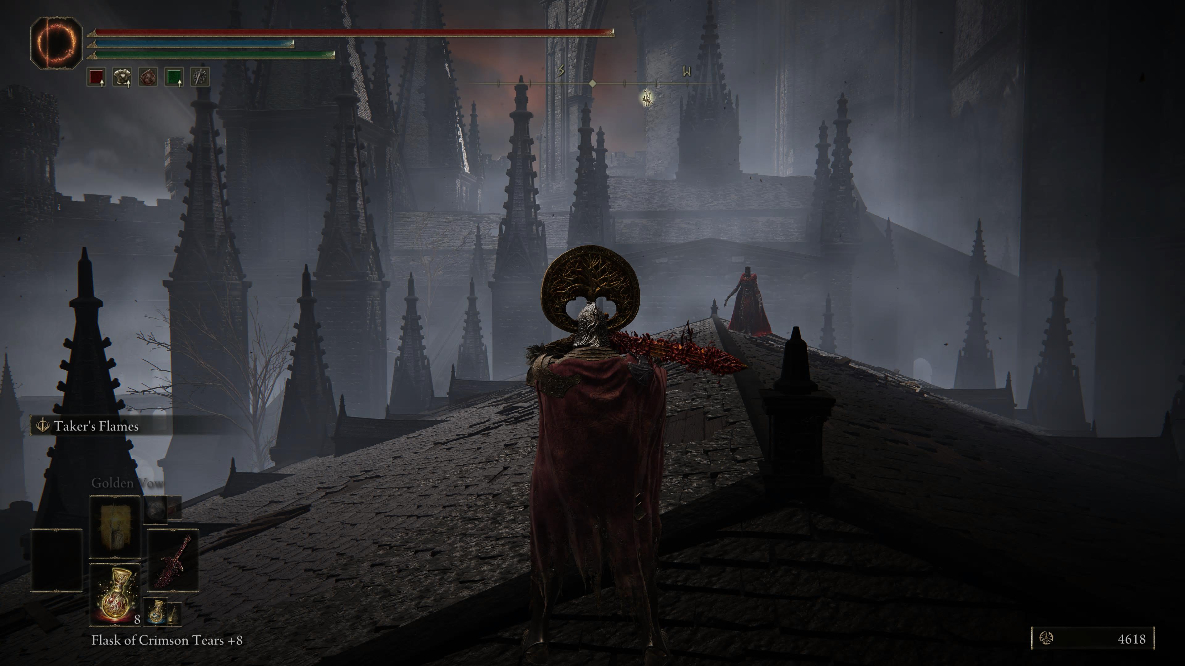 Roofs of Church District in Shadow Keep Elden Ring