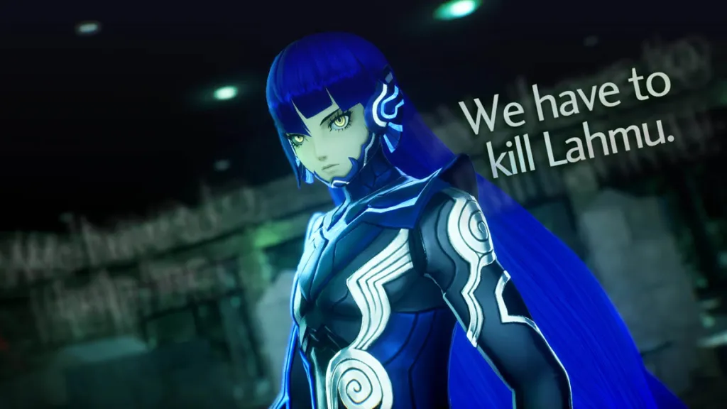 Image of the player character making a chaos choice in Shin Megami Tensei V