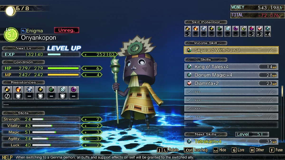 Image of Enigma Onyankopon's profile in Shin Megami Tensei V