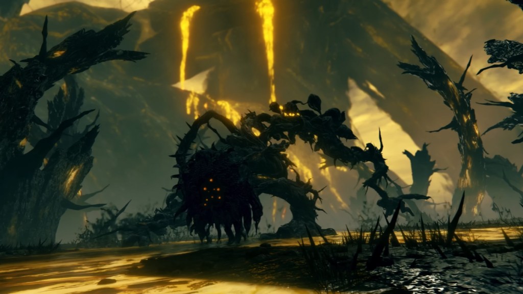 Scadutree Avatar in boss arena in Elden Ring Shadow of the Erdtree