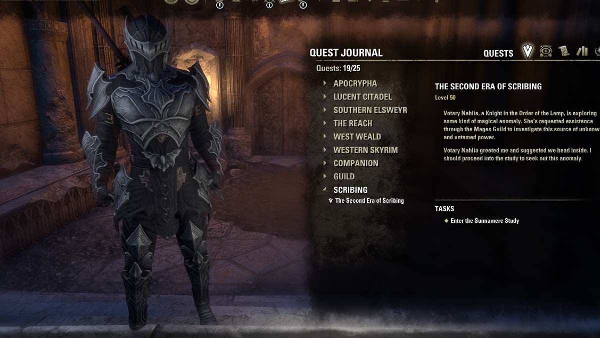 How To Unlock Scribing In ESO The Elder Scrolls Online The Escapist   ScribingQuestESO 