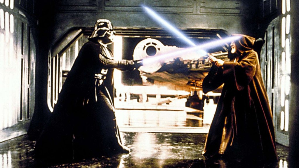 Darth Vader versus Obi-Wan Kenobi in Star Wars: A New Hope