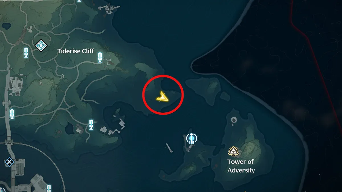 Image of where you can find the Autopuppet Scout on the world map in Wuthering Waves