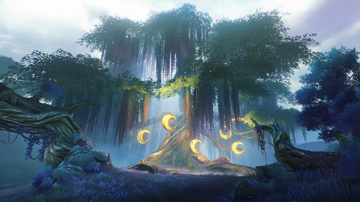 A viewpoint screenshot featuring the Violet Banyan Tree in Wuthering Waves.