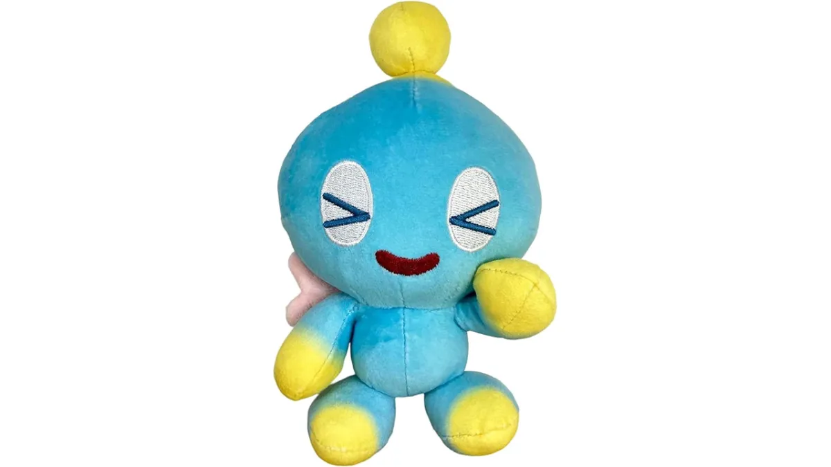 A plush Chao from Sonic the Hedgehog
