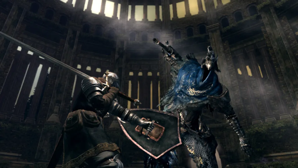 the player battling artorias