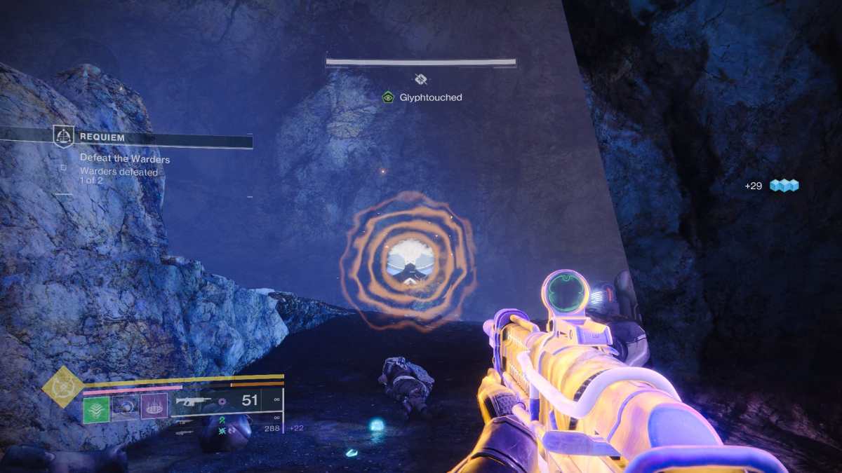 Image of the glyph that the Resonant Warder drops in Destiny 2