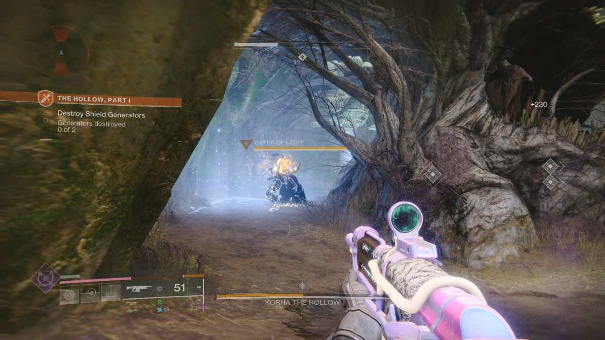 Image of an Eater of the Light enemy in Destiny 2
