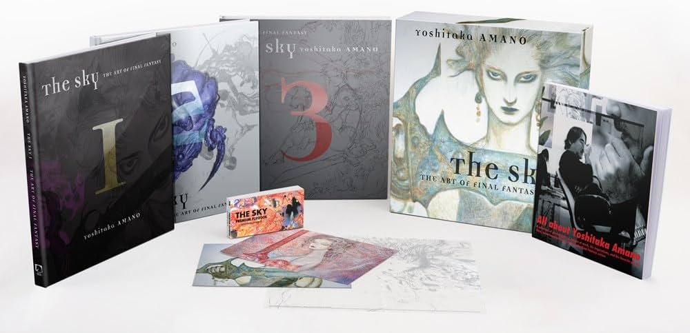 Final Fantasy art book collection