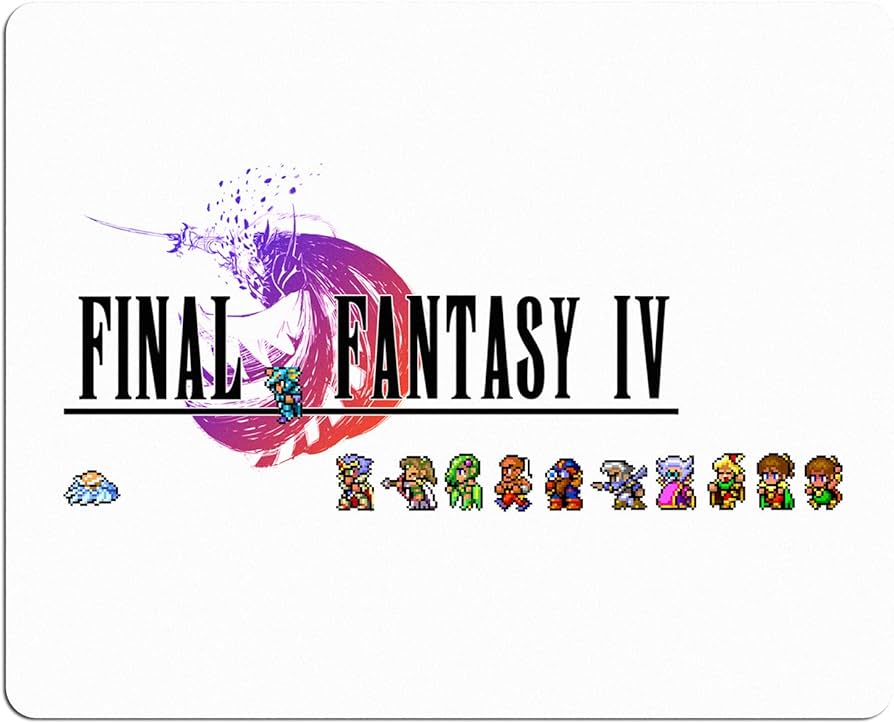 Final Fantasy IV cast desk mat