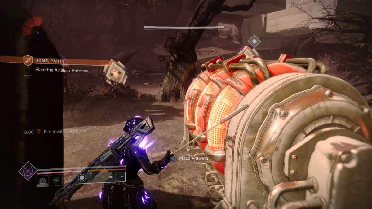 Image of attaching antennae to a generator in Destiny 2