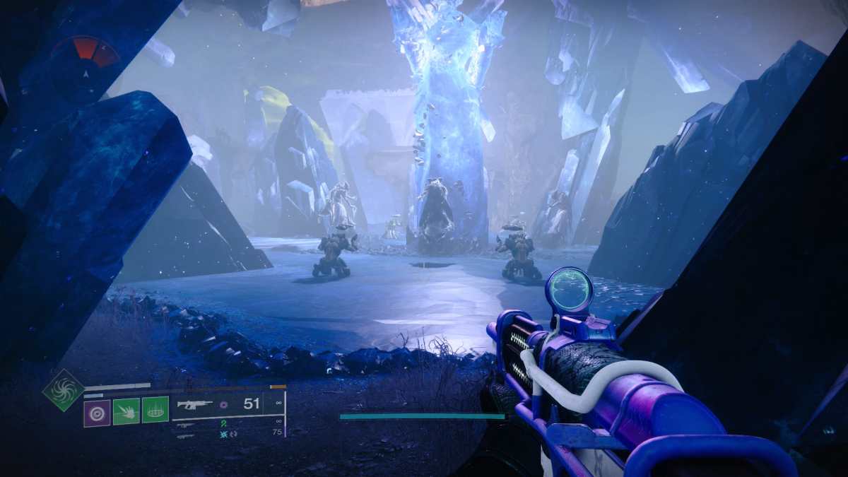 Image of the hive at the start of the Queens II quest in Destiny 2