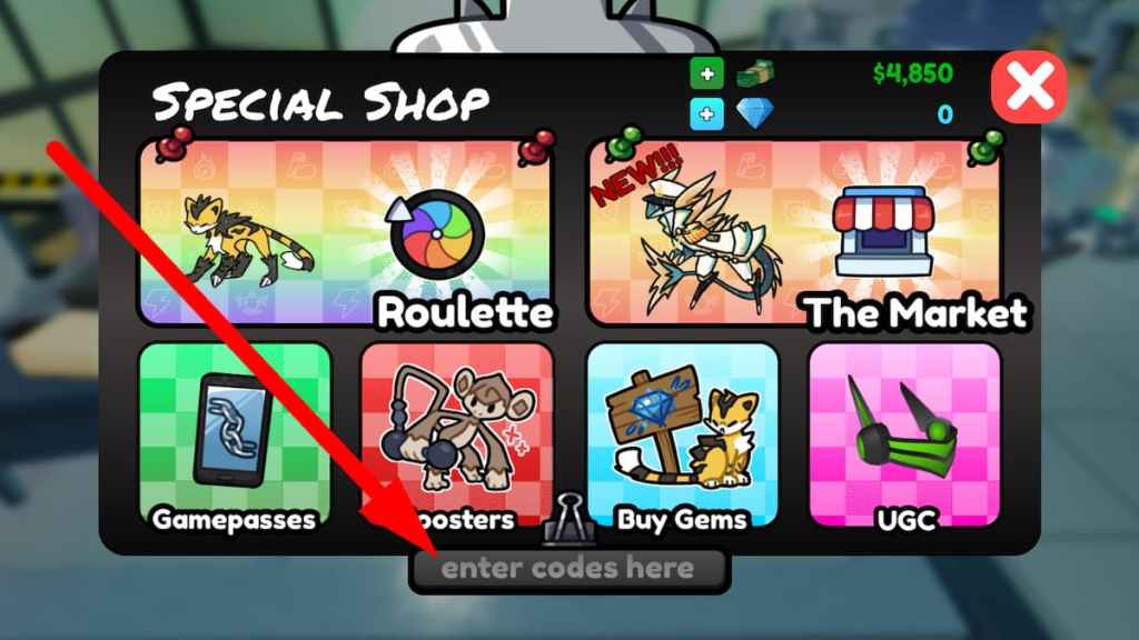 How to redeem codes in Doodle World, step 3