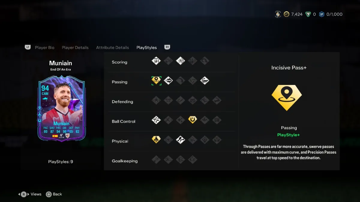 Image of  Iker Muniain's profile and stats in EA FC 24