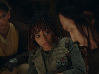 Osha with Yord and Sol in Star Wars: The Acolyte.