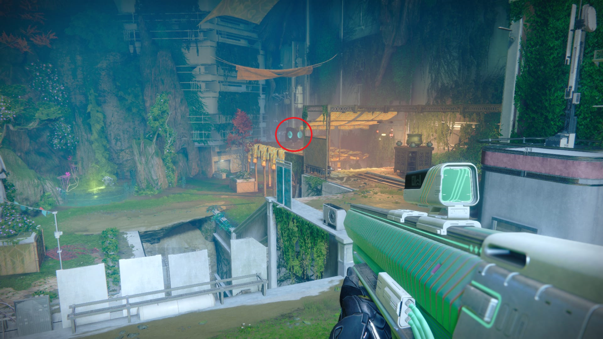 Image of the red cube in the fogotten deep in Destiny 2