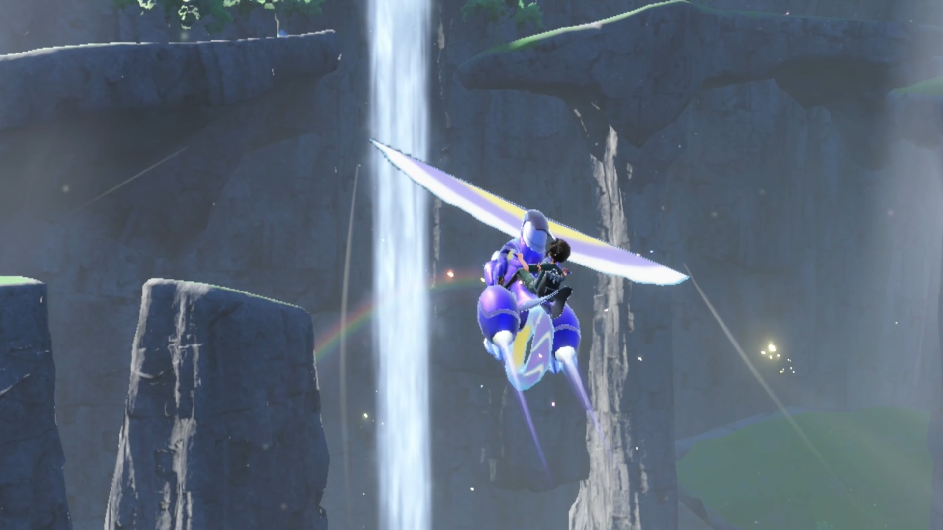 flying in pokemon scarlet and violet area zero