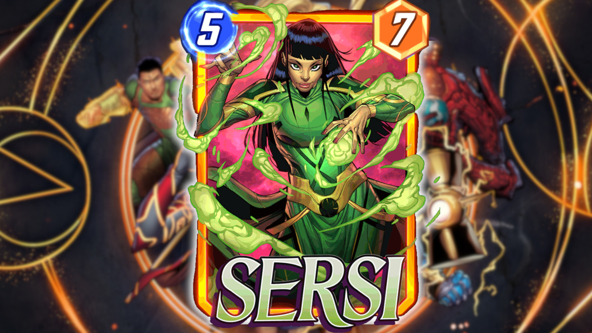 sersi base card art from marvel snap