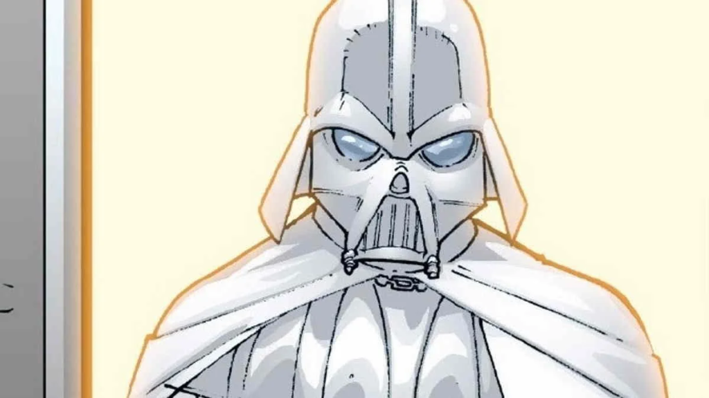Darth Vader in white armor