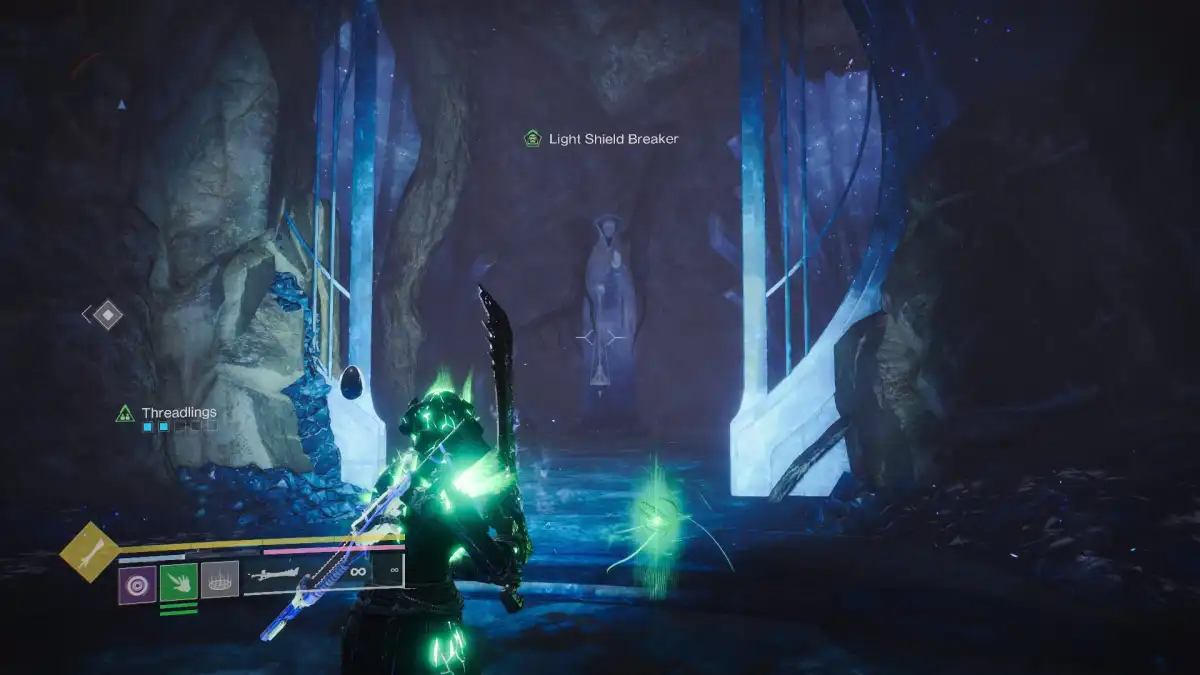 Image of the direction you'll need to go in DESTINY 2