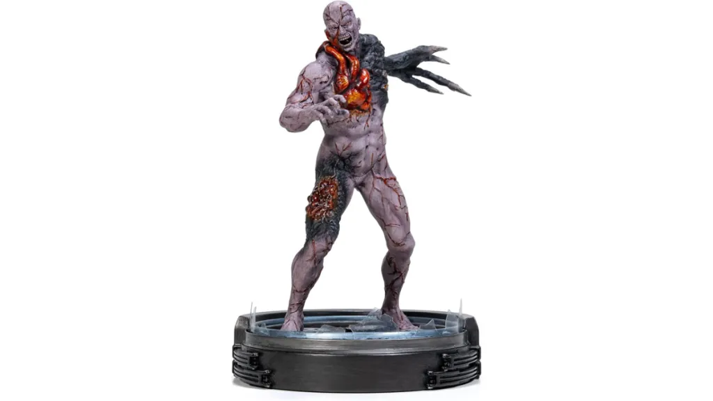 A figure of the Tyrant from Resident Evil. 