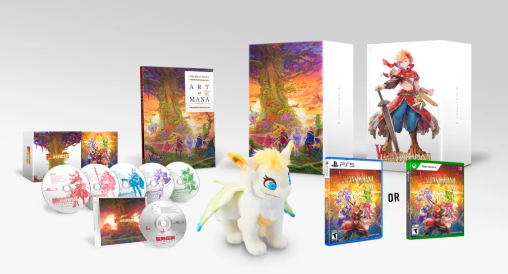 A detailed look at the collector's edition for Visions of Mana